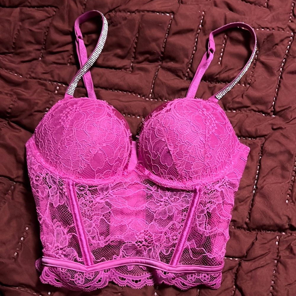Pink vs corset top